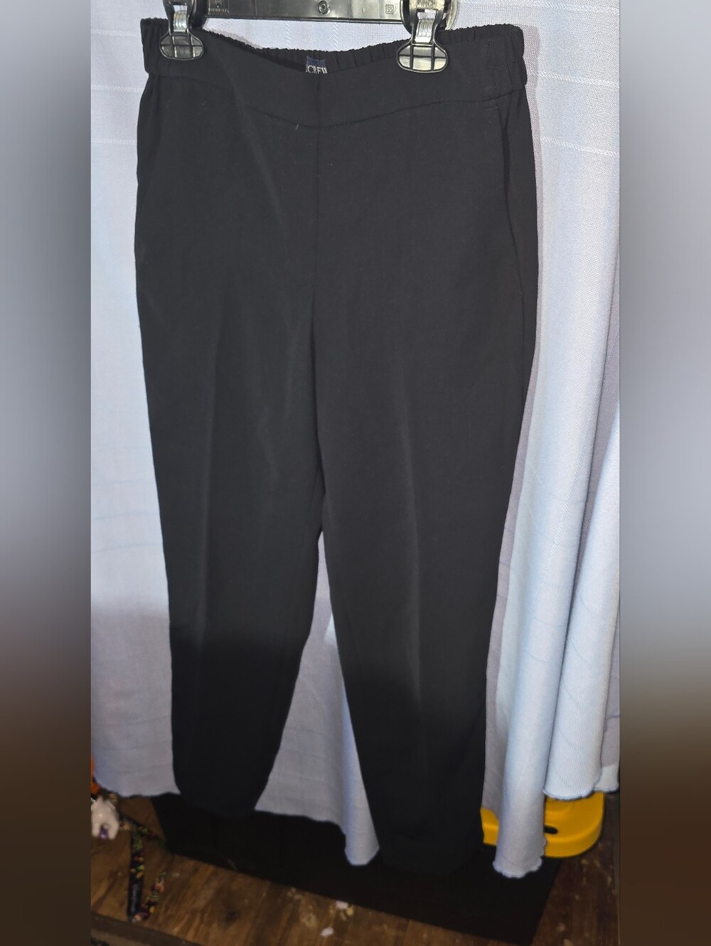 J. Crew Jamie Pants Black Straight Leg Pull-On Pants